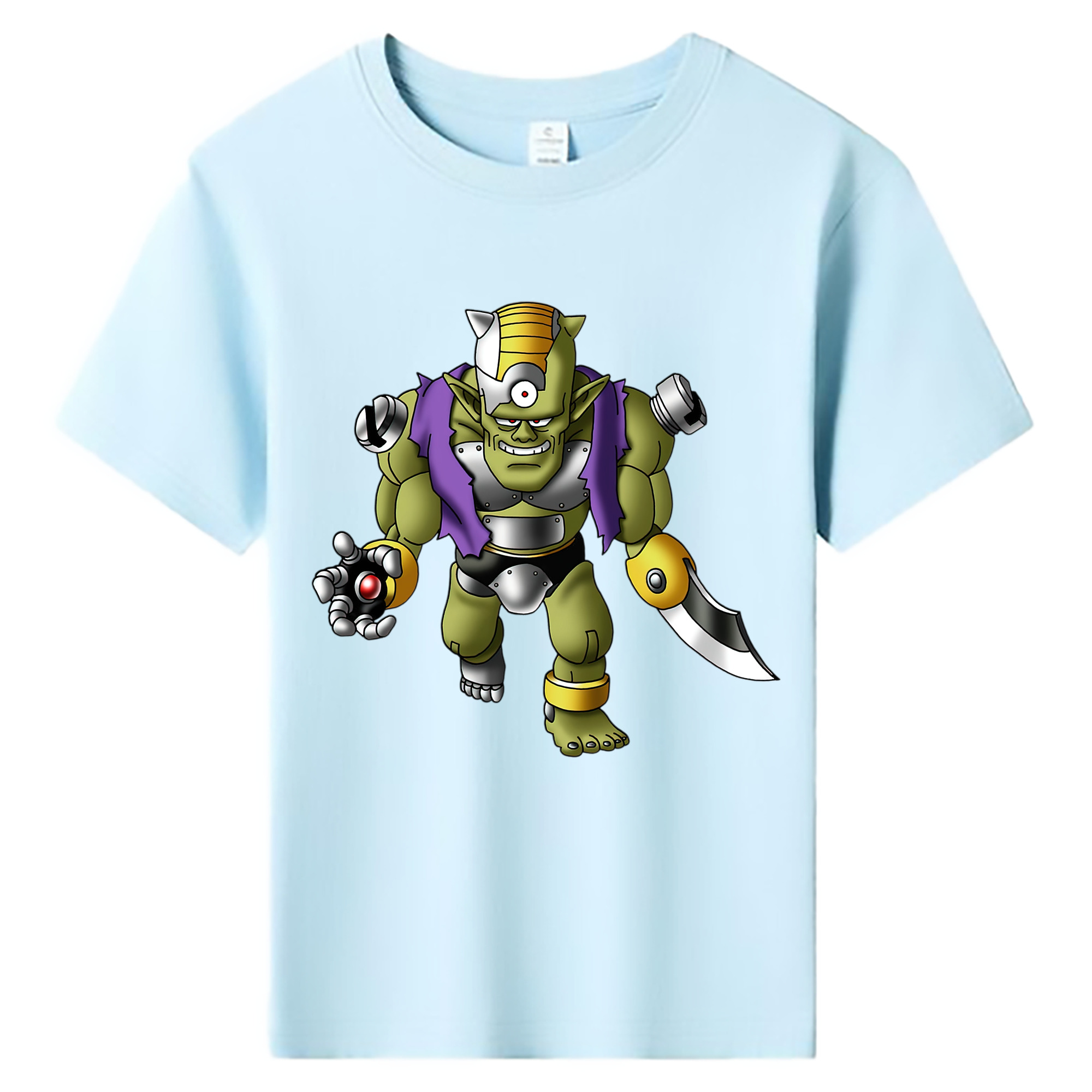 （画像用） ドラゴンクエスト Doragon Kuesuto Dragon Quest 綿100％キッズTシャツ（フロントプリント）
